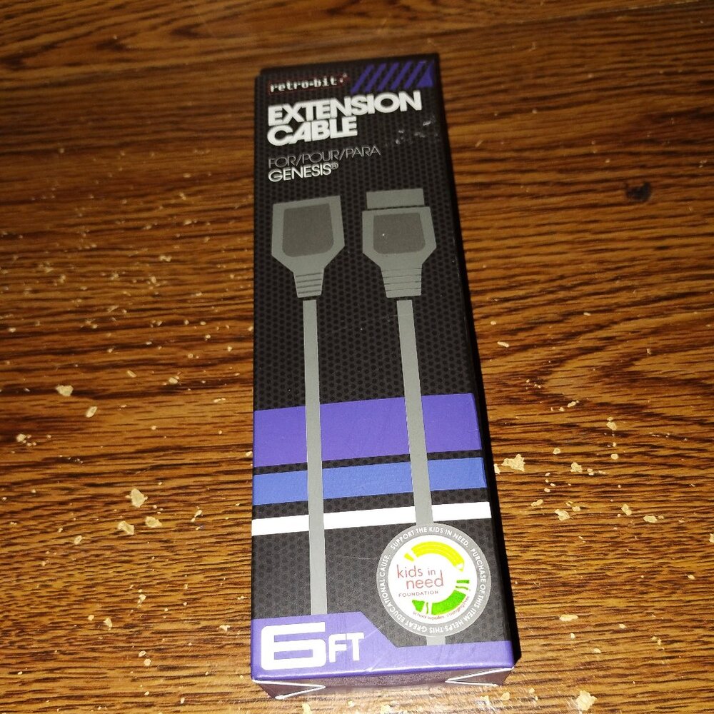 Controller Extension Cable (for Sega Genesis) (Retro-bit, 2012) (unopened)